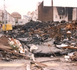 Earthquake rubble